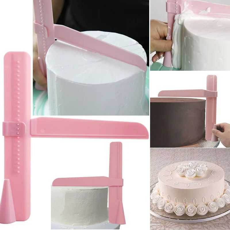 🎀 Coquette Cake Smoother - Pink Bow Bliss Tool