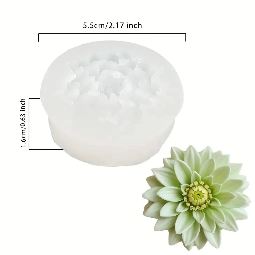Silicone Bowknot Flower Mold, 1pc, Flexible and Reusable for Chocolate, Fondant, Cake and Cupcake Decorating