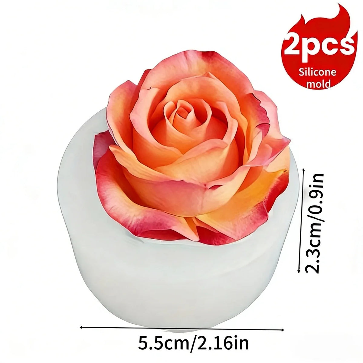 Silicone Bowknot Flower Mold, 1pc, Flexible and Reusable for Chocolate, Fondant, Cake and Cupcake Decorating